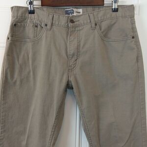 Levi's signature tan five pocket straight leg jean